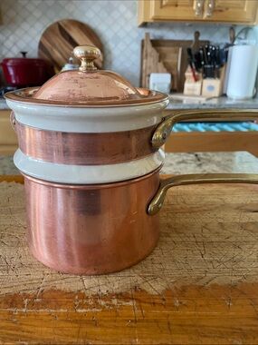 Vintage Norpro copper double boiler